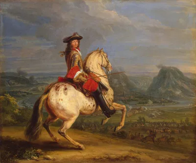 Louis Xiv at the Taking of Besancon by Adam van der Meulen