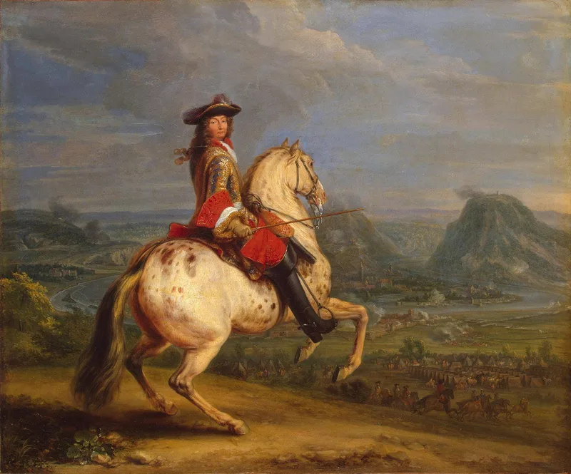 Louis Xiv at the Taking of Besancon by Adam van der Meulen, 1674
