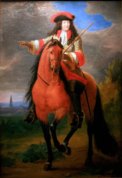 Louis Xiv Before Strasbourg by Adam van der Meulen