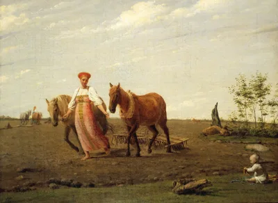 In the Fields. Spring by Alexey Venetsianov