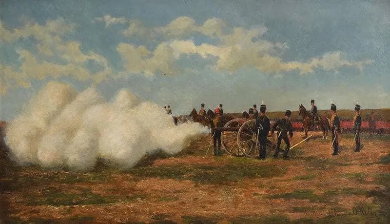 Royal Horse Artillery by Aloysius O"Kelly
