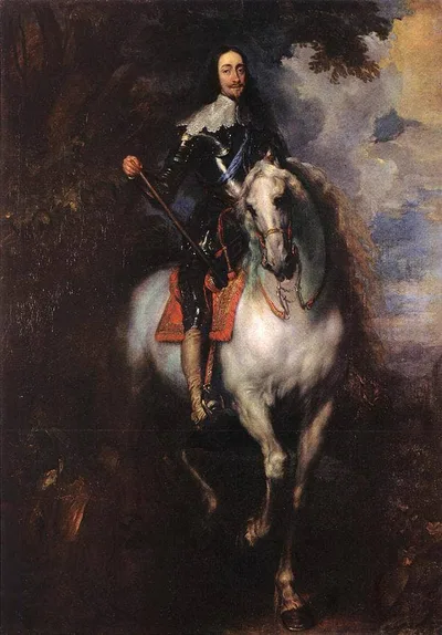 Equestrian Portrait of Charles I, King of England by Anthony van Dyck