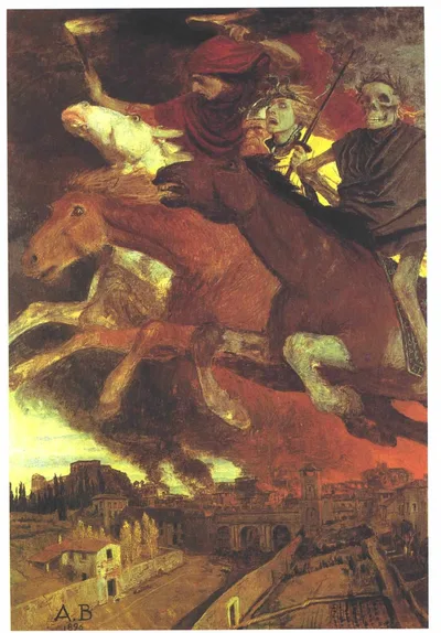 War by Arnold Böcklin
