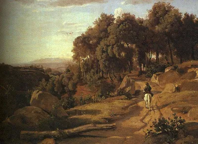 A View near Colterra by Camille Corot