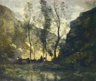 The Smugglers by Camille Corot