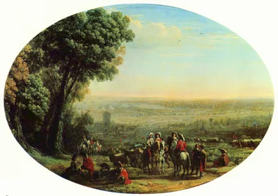 The Siege of La Rochelle by Louis XIII by Claude Lorrain