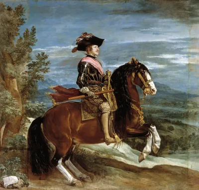 Equestrian Portrait of Philip IV by Diego Velazquez