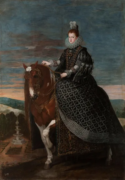 Portrait of Queen Margaret of Austria by Diego Velazquez