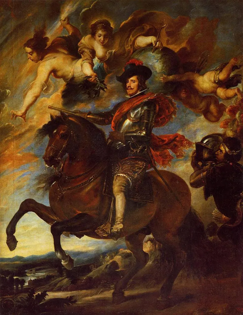 Allegorical Portrait of Philip IV by Diego Velazquez, 1645