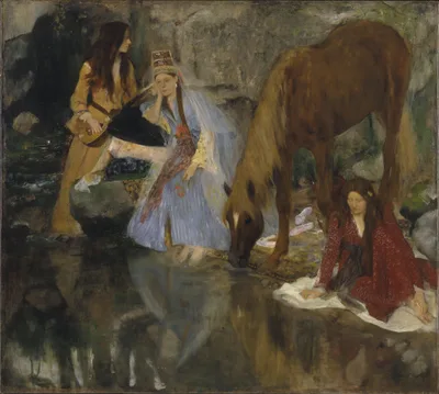 Mlle. Fiocre in the Ballet "The Source" by Edgar Degas