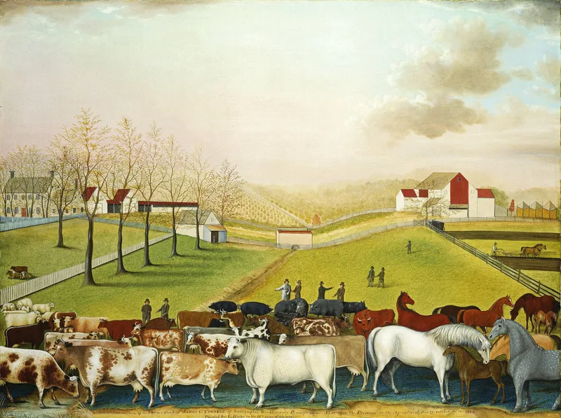 The Cornell Farm by Edward Hicks, 1848