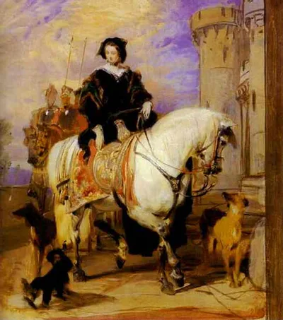 Queen Victoria on Horseback by Edwin Henry Landseer