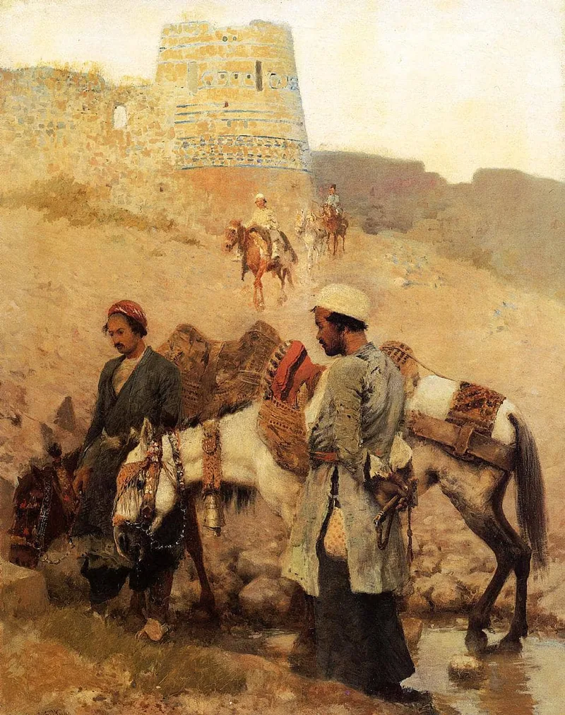 Traveling in Persia by Edwin Lord Weeks, 1895