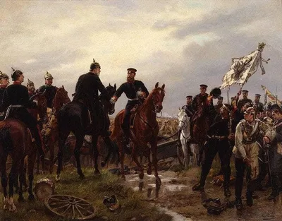 Die Schlacht Bei Königgrätz by Emil Hünten