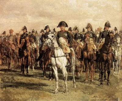 Napoleon and his Staff by Ernest Meissonier