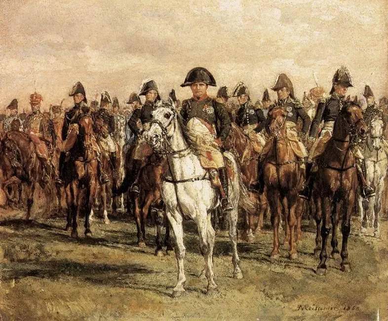 Napoleon and his Staff by Ernest Meissonier, 1868