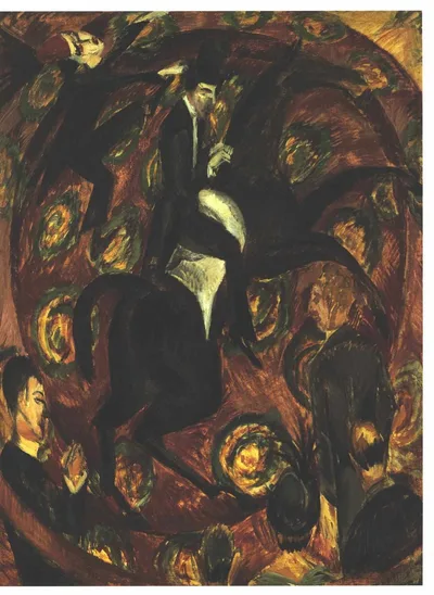 Circus Rider by Ernst Ludwig Kirchner