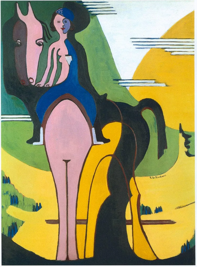 Female Rider by Ernst Ludwig Kirchner