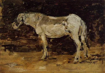 The White Horse by Eugene Boudin