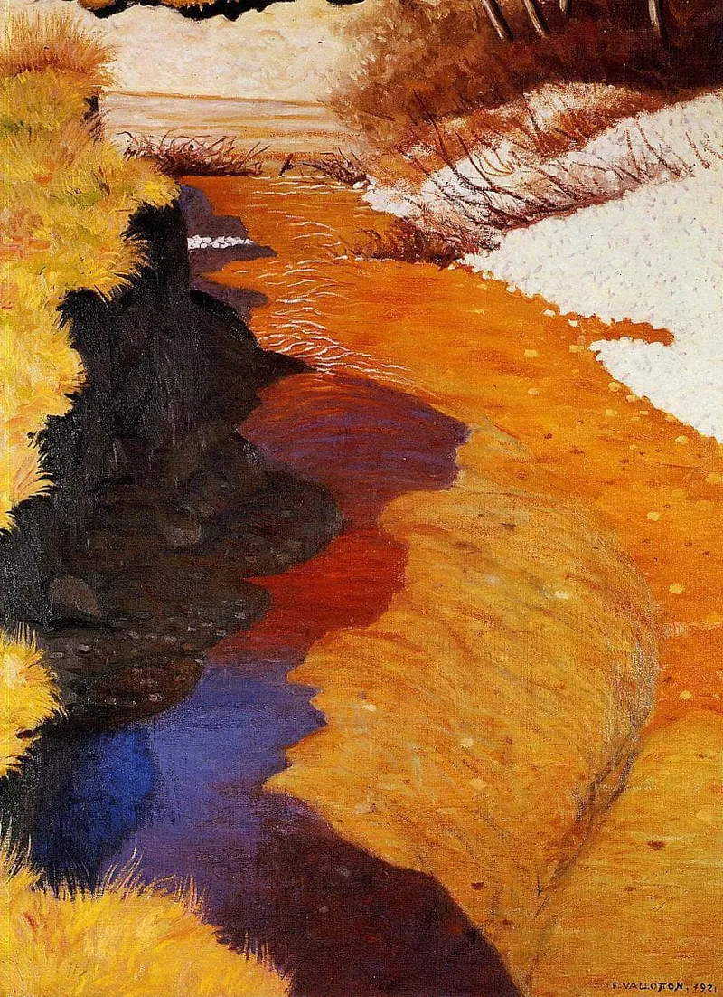 View of Cagne from Horseback by Felix Vallotton, 1921