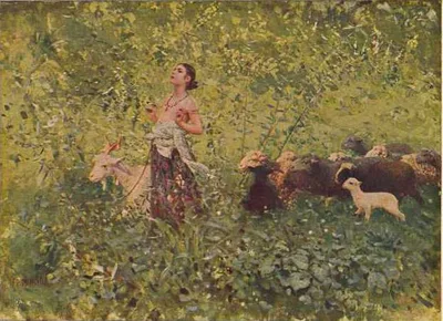 The joy of living by Francesco Paolo Michetti