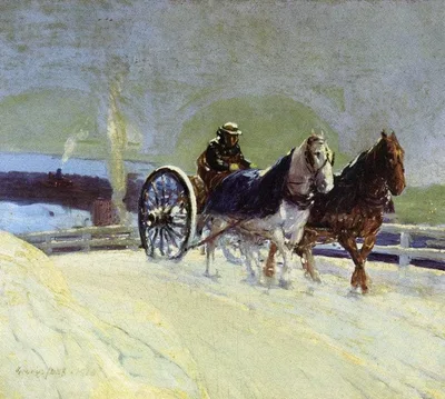 Hitch Team by George Luks
