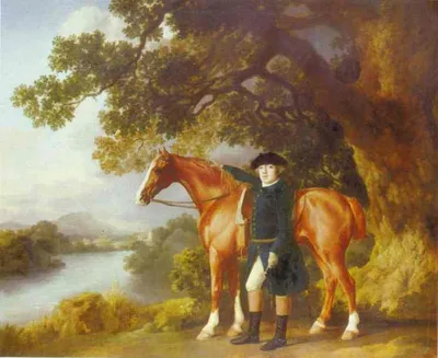 Portrait of a Huntsman by George Stubbs