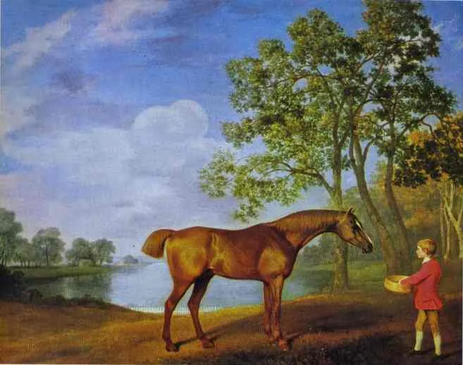 Pumpkin with a Stable Lad by George Stubbs, 1774