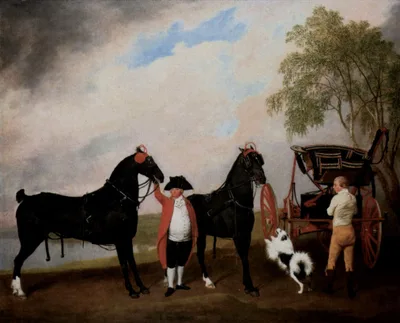 Prince of Wales Phaeton by George Stubbs