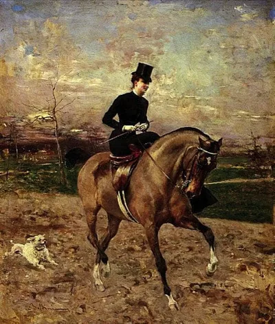 The amazon (Alice Regnault) by Giovanni Boldini