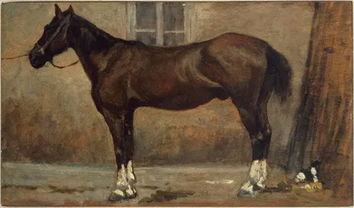 Balzano horse by Giovanni Fattori