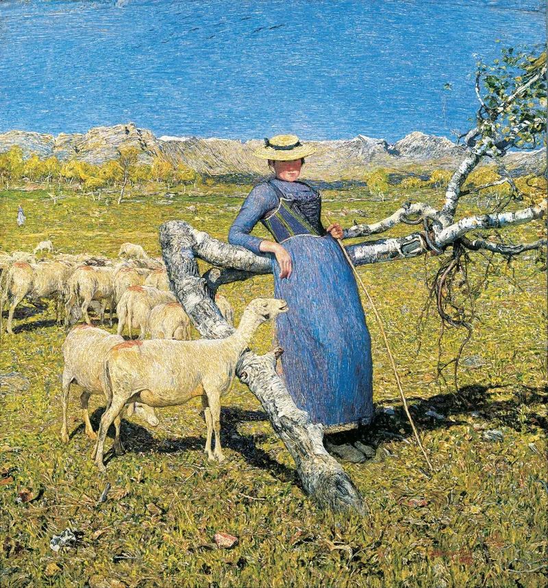 High Noon in the Alps by Giovanni Segantini, 1892