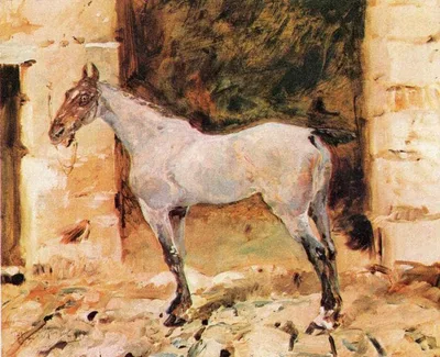 Tethered Horse by Henri de Toulouse-Lautrec