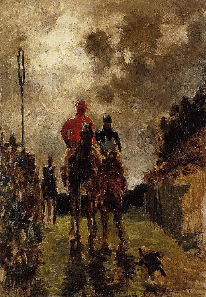 Jockeys by Henri de Toulouse-Lautrec, 1882