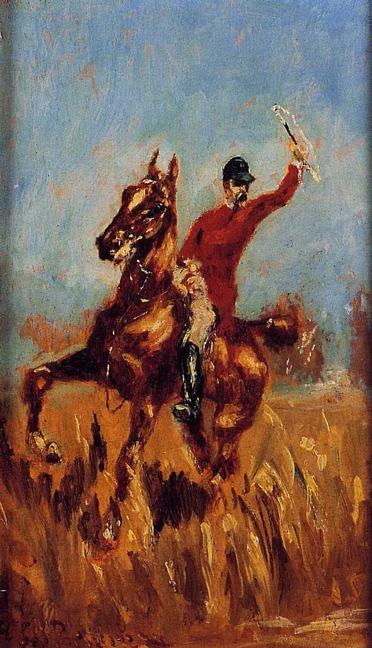 Master of the Hunt by Henri de Toulouse-Lautrec, 1882