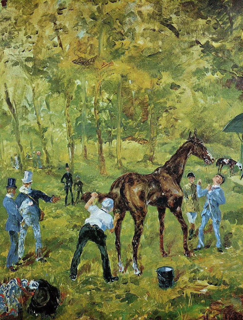 Souvenir of Auteuil by Henri de Toulouse-Lautrec, 1881
