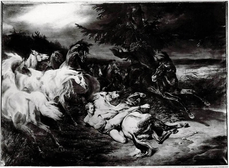 Mazeppa by Horace Vernet, 1825