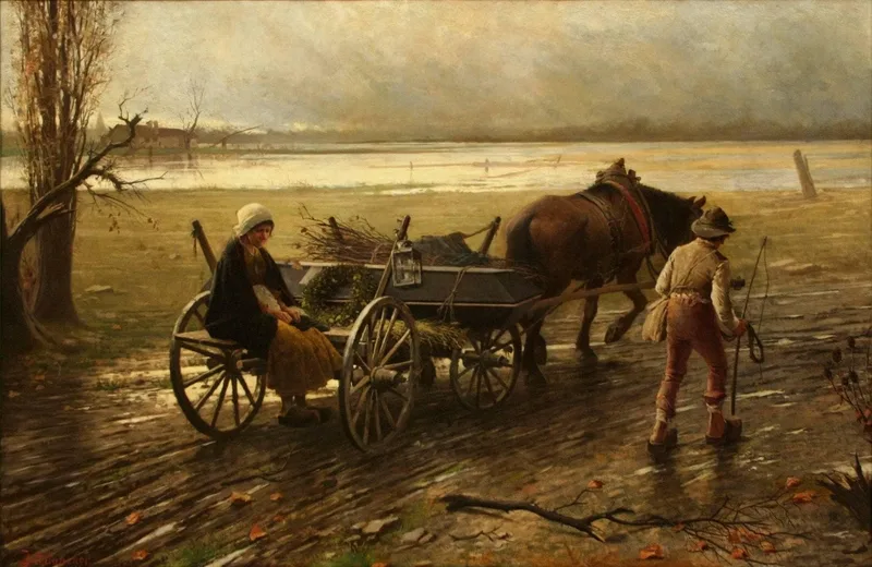 The Sad Way by Jakub Schikaneder