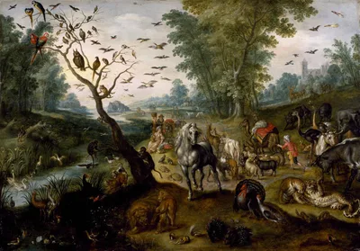 Entry into Noah’s Ark by Jan Brueghel the Elder