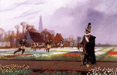The Tulip Folly by Jean-Leon Gerome