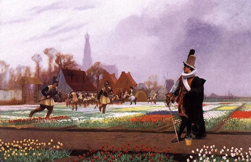 The Tulip Folly by Jean-Leon Gerome, 1882
