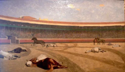 The End of the Corrida by Jean-Leon Gerome