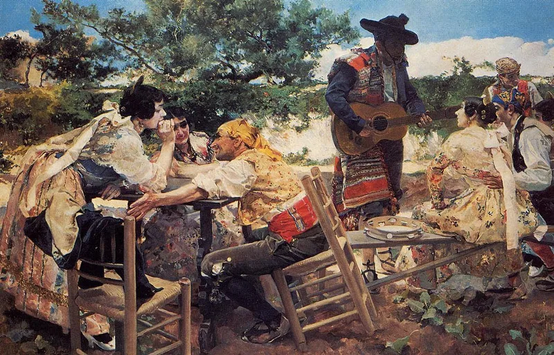 Valencian Scene by Joaquín Sorolla, 1893