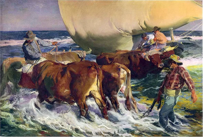 Afternoon sun by Joaquín Sorolla, 1903