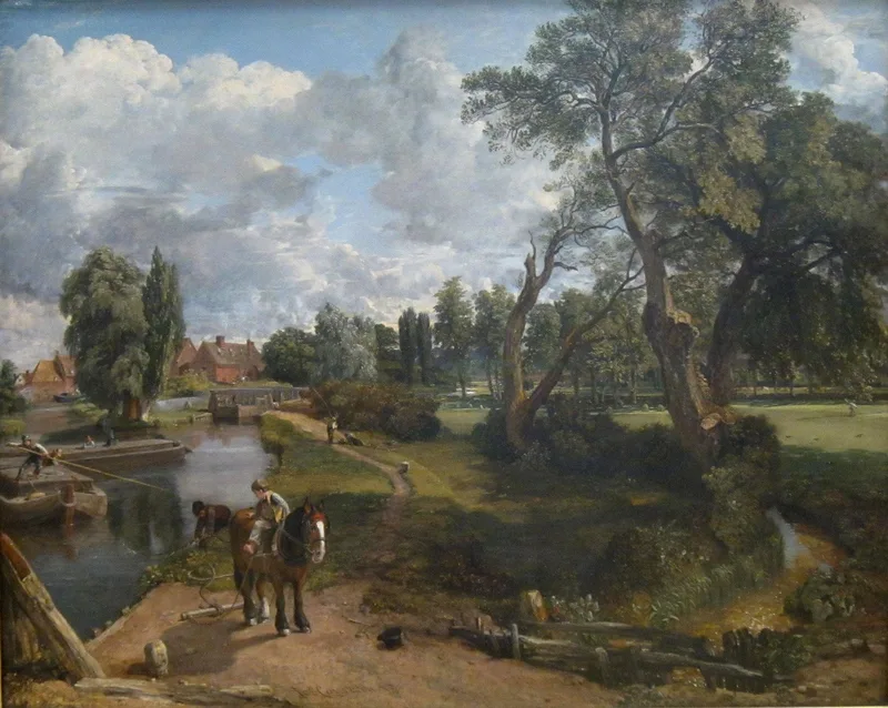 Flatford Mill by John Constable, 1816