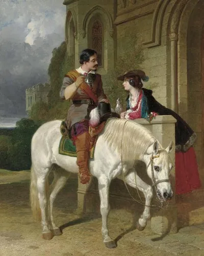 The Rose by John Frederick Herring Sr.