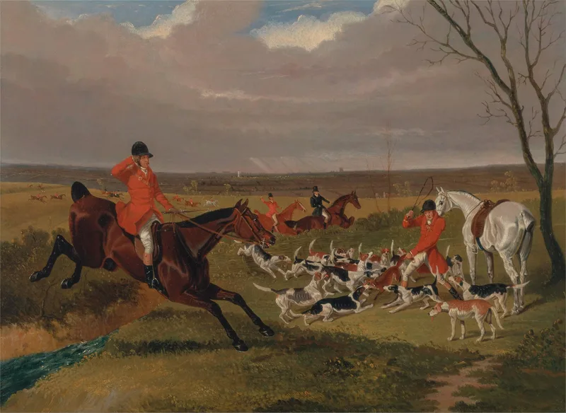 The Suffolk Hunt - The Death by John Frederick Herring Sr., 1833