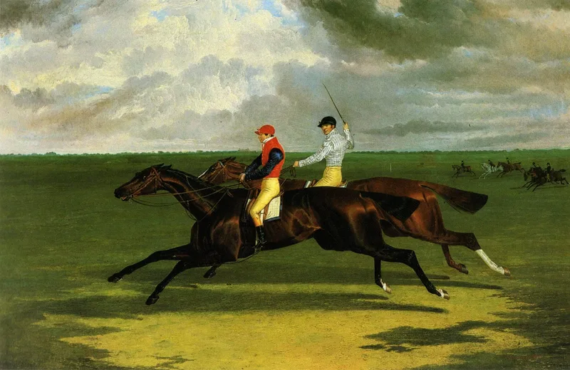Priam’Beating Lord Exeter’s "Augustus’at Newmarket by John Frederick Herring Sr., 1831