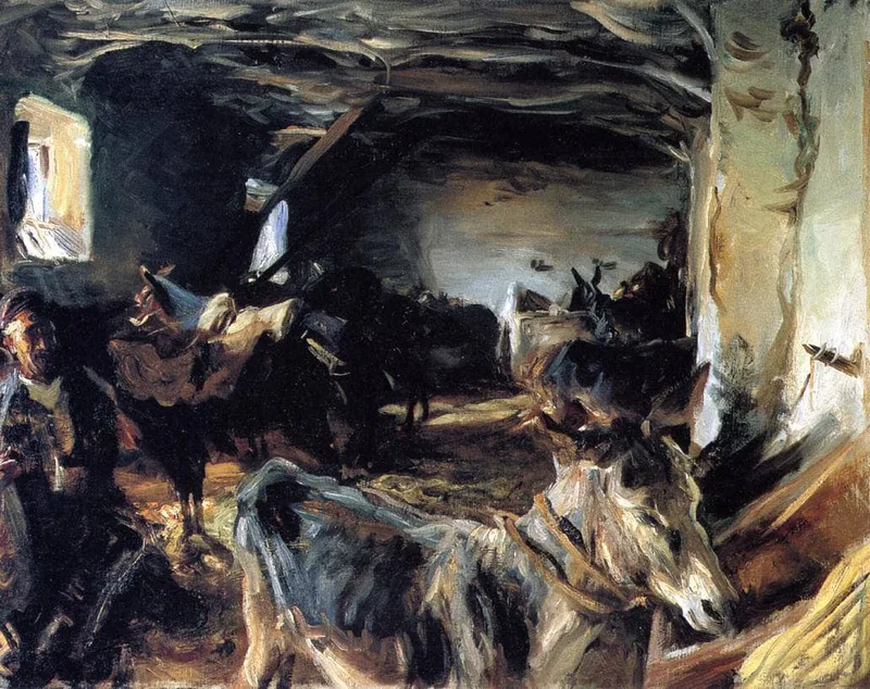 Stable at Cuenca by John Singer Sargent, 1903