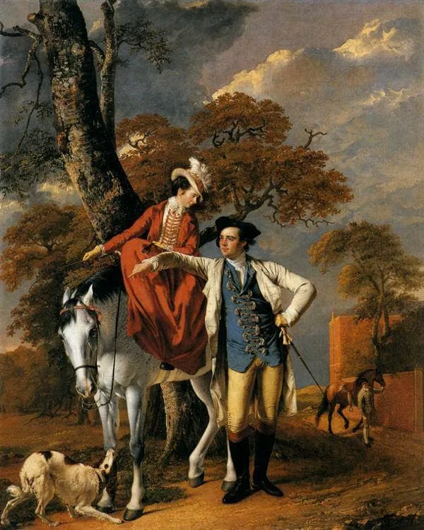 Mr. and Mrs. Thomas Coltman by Joseph Wright, 1771